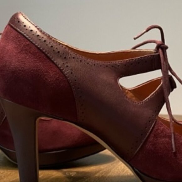 NWOT Clarks Artisan Leather Heels Size 8.5 - Picture 8 of 8